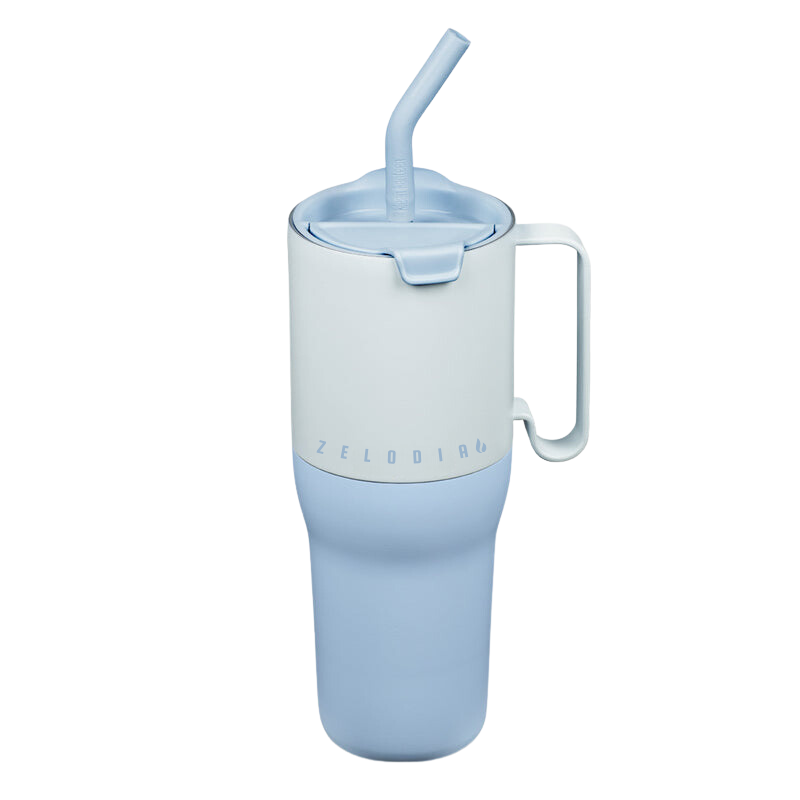 36oz Insulated Tumbler with Multi-Function Lid and Straw