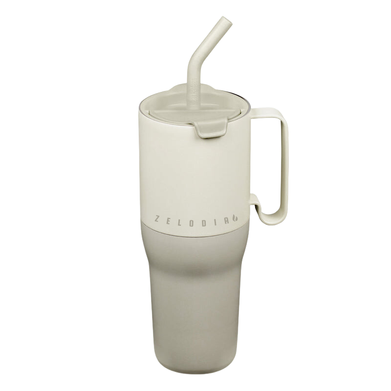 36oz Insulated Tumbler with Multi-Function Lid and Straw